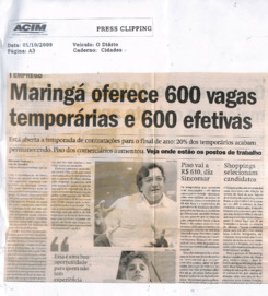 ACIM Clipping Outubro 2009