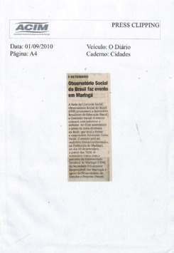 ACIM Clipping Setembro 2010