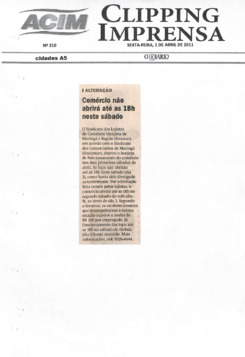 ACIM Clipping Abril 2011