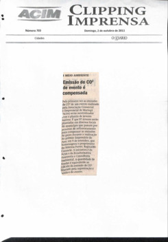 ACIM Clipping Outubro 2011