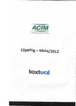 ACIM Clipping Maio 2012