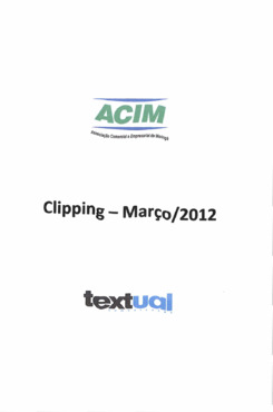 ACIM Clipping Março 2012