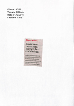 ACIM Clipping Dezembro 2016