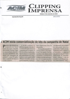 ACIM Clipping Setembro 2018