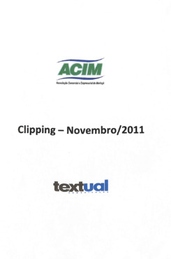 ACIM Clipping Novembro 2011